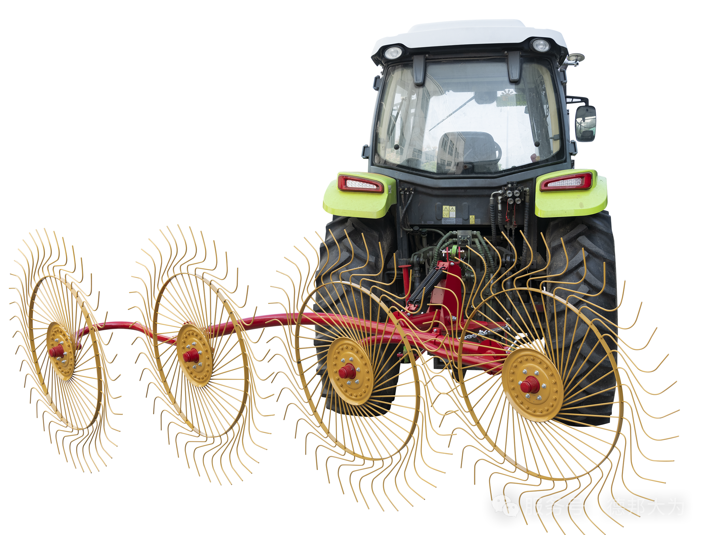 德邦大为P4搂草机出口海外圆满收官